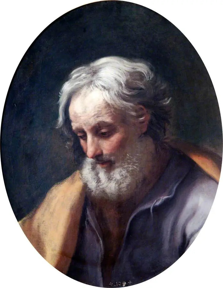 Hode av Saint Joseph - Guido Reni