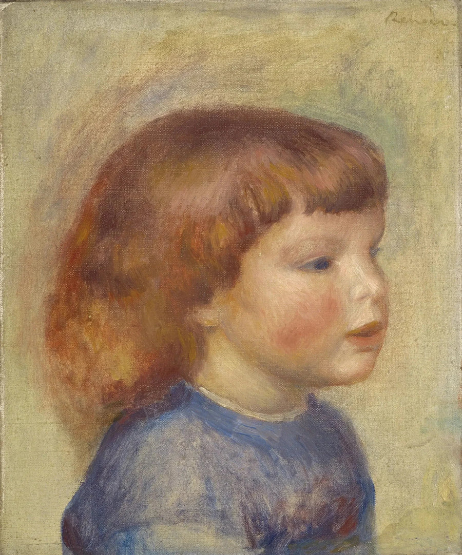 Barnets hode - Pierre-Auguste Renoir