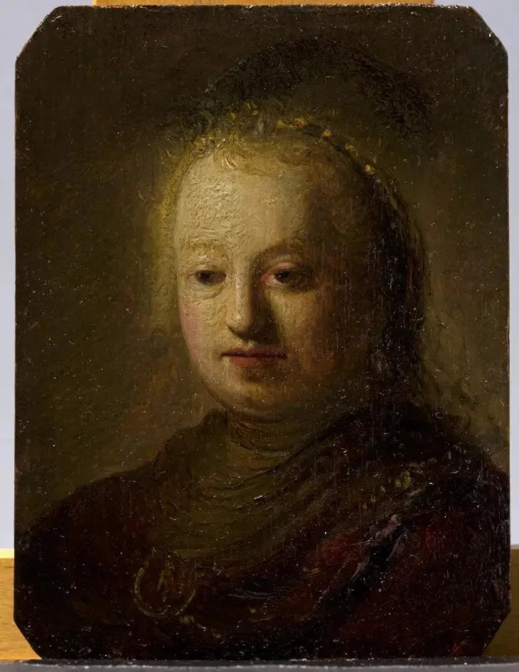 Byste av en jente - Rembrandt