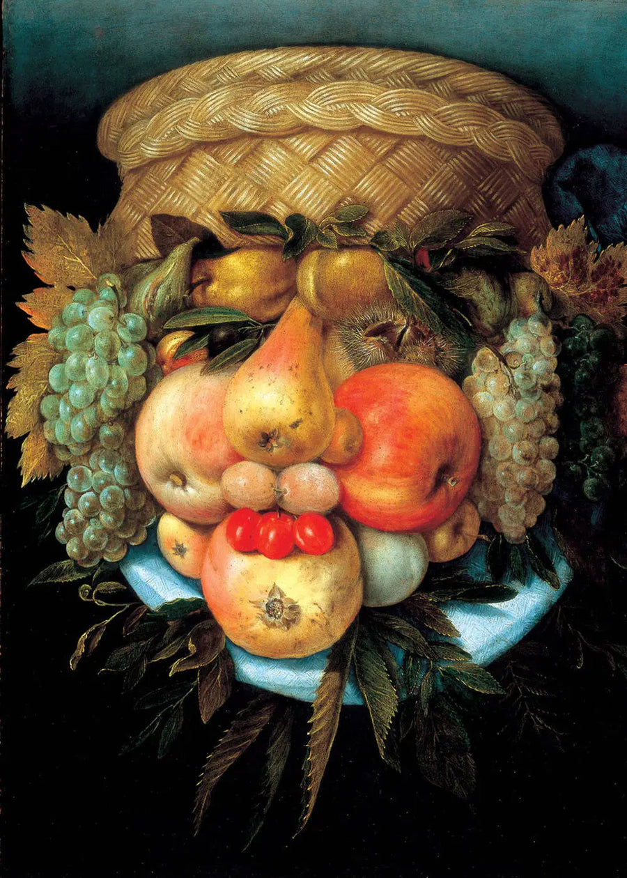Reversibel hode med fruktkurv - Giuseppe Arcimboldo

Source:
Tête réversible avec panier de fruits - Giuseppe Arcimboldo