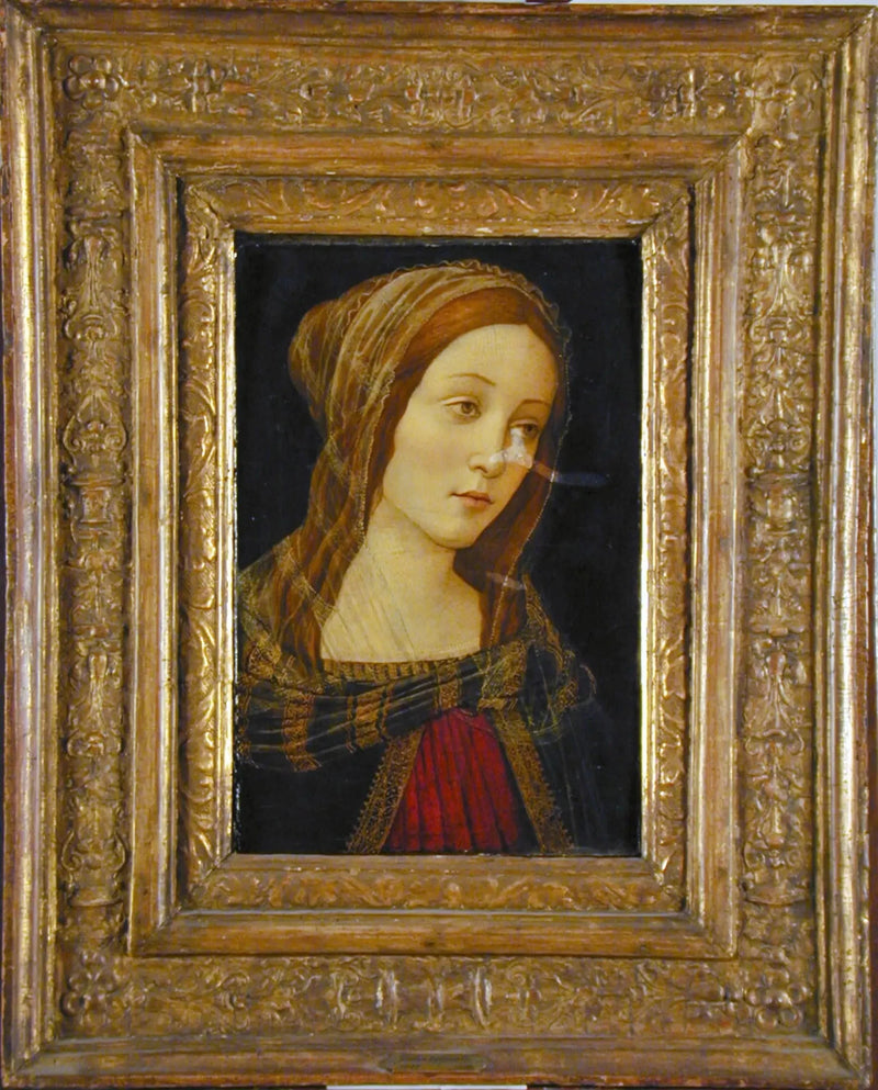 En helgenhode - Sandro Botticelli