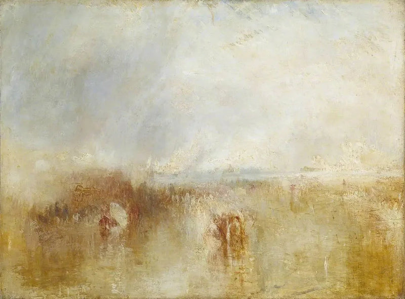 Ankomsten av Louis-Philippe til Royal Clarence Yard, Gosport, 8. oktober 1844 - J. M. W. Turner