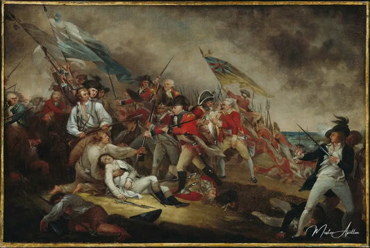 The Death of General Warren at the Battle of Bunker's Hill, June 17, 1775 - John Trumbull - Reproductions de tableaux et peintures haut de gamme