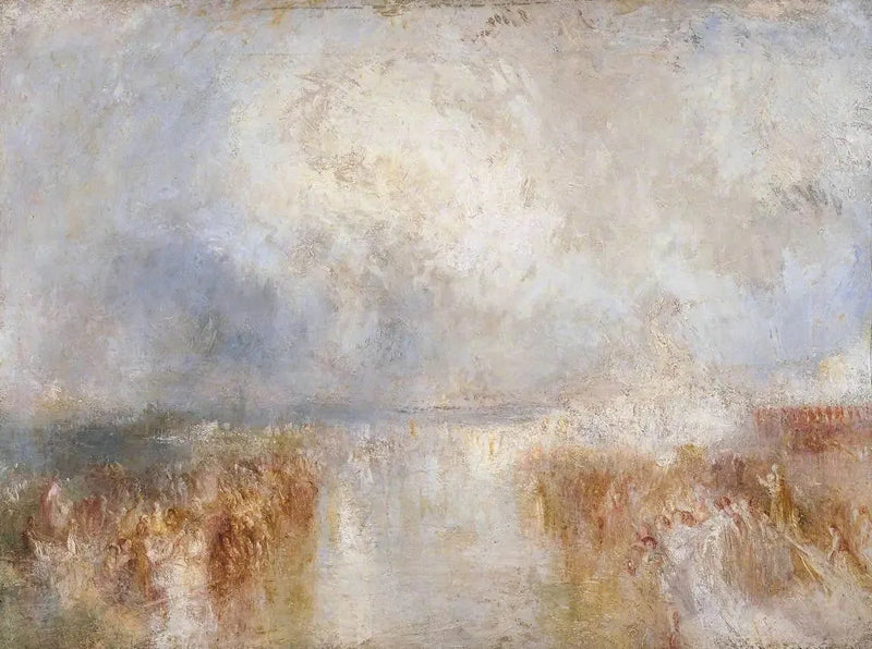 Avstigningen av Louis-Philippe ved Royal Clarence Yard, Gosport, 8. oktober 1844 - J. M. W. Turner