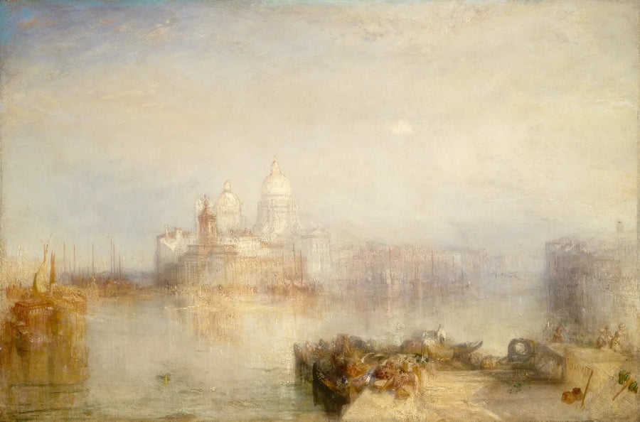 Dogana og Santa Maria della Salute, Venezia - J. M. W. Turner