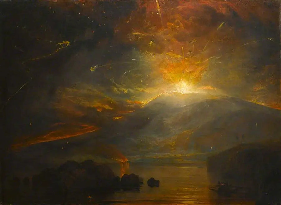 Utbruddet av Soufrière-fjellene på øya St. Vincent, 30. april 1812 - J. M. W. Turner