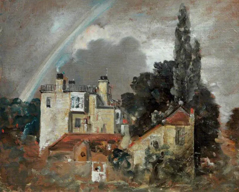 The Grove, eller Admiral's House, Hampstead - John Constable