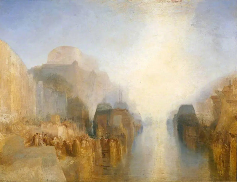 Brest havn: Kaien og slottet - J. M. W. Turner