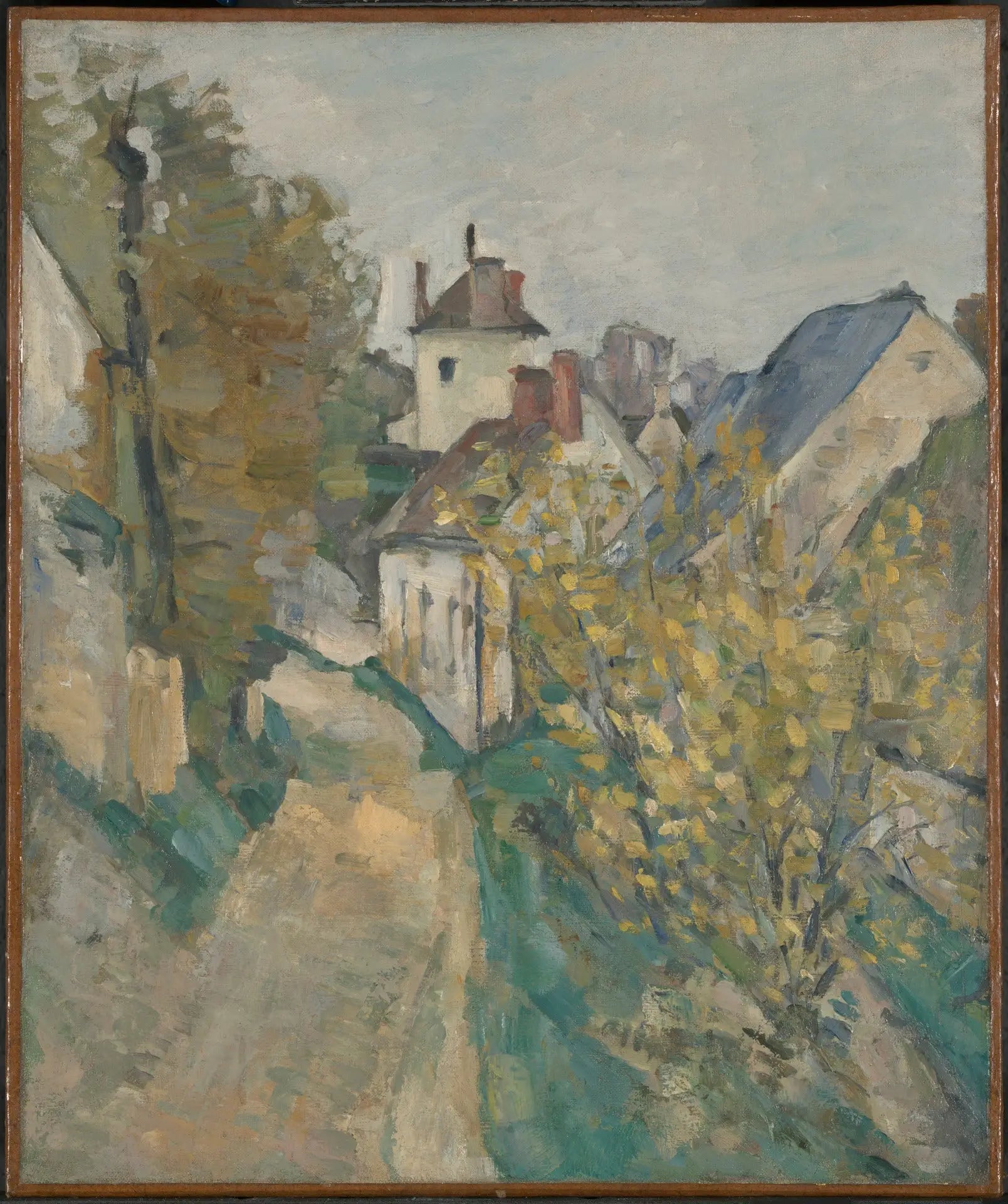 Reproduction du tableau « The House of Dr. Gachet in Auvers-sur-Oise - Paul Cézanne » par Alpha Reproduction en peinture à l’huile