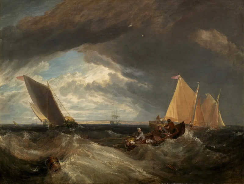Sammenløpet av Themsen og Medway - J. M. W. Turner