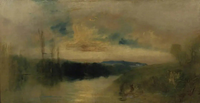 Innsjøen, Petworth, Soloppgang - J. M. W. Turner