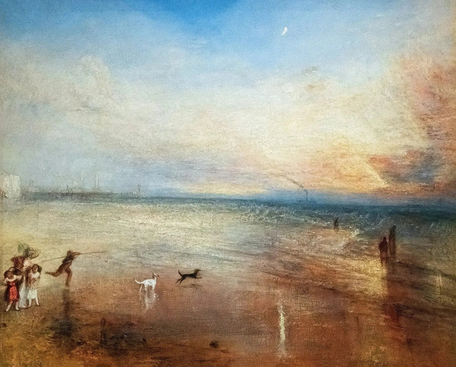 Den Nye Månen; eller, 'Jeg har mistet Båten min, du skal ikke få Hula di' - J. M. W. Turner