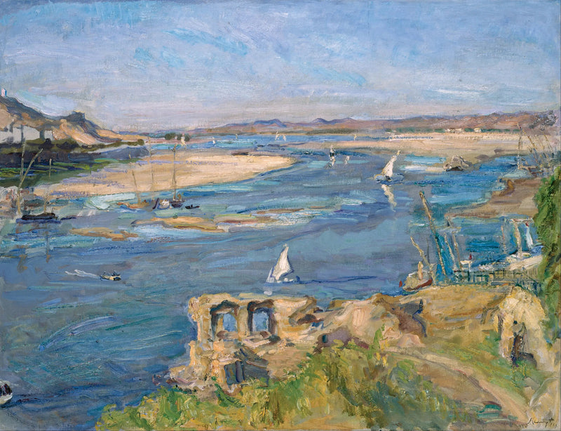 Nilen nær Aswan - Max Slevogt