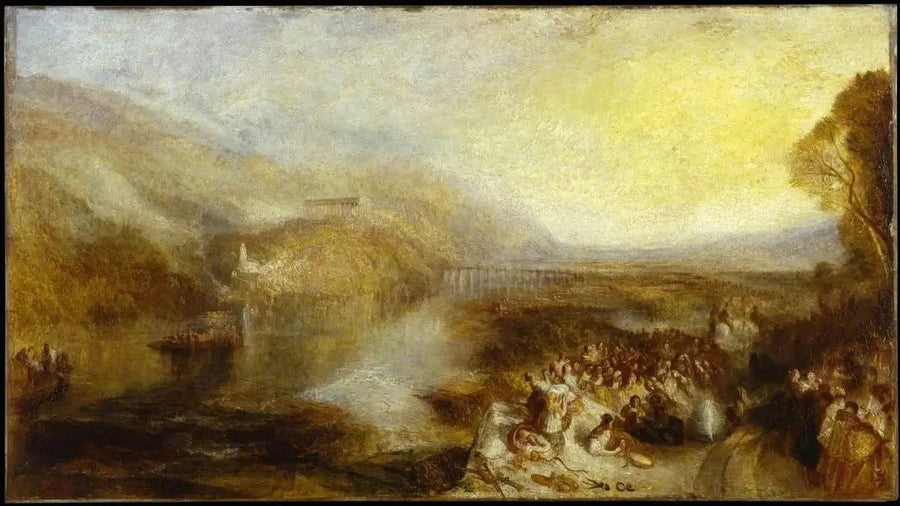 Åpningen av Wallhalla, 1842 - J. M. W. Turner