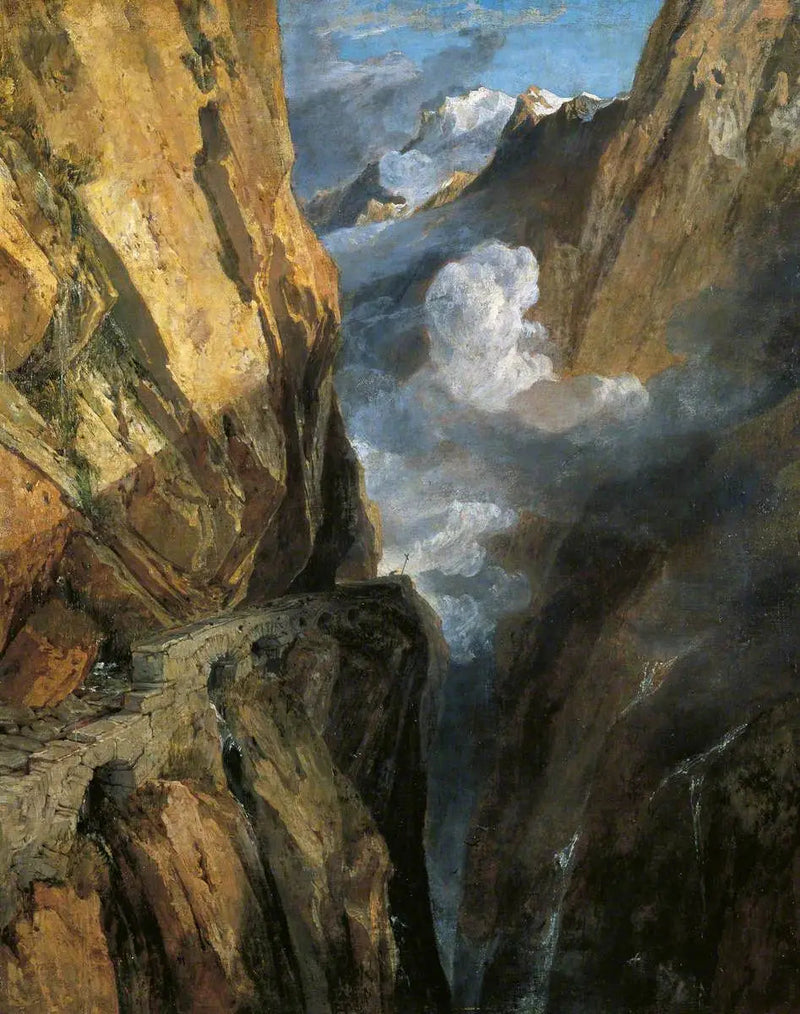 Passet ved Saint Gotthard, Sveits - J. M. W. Turner