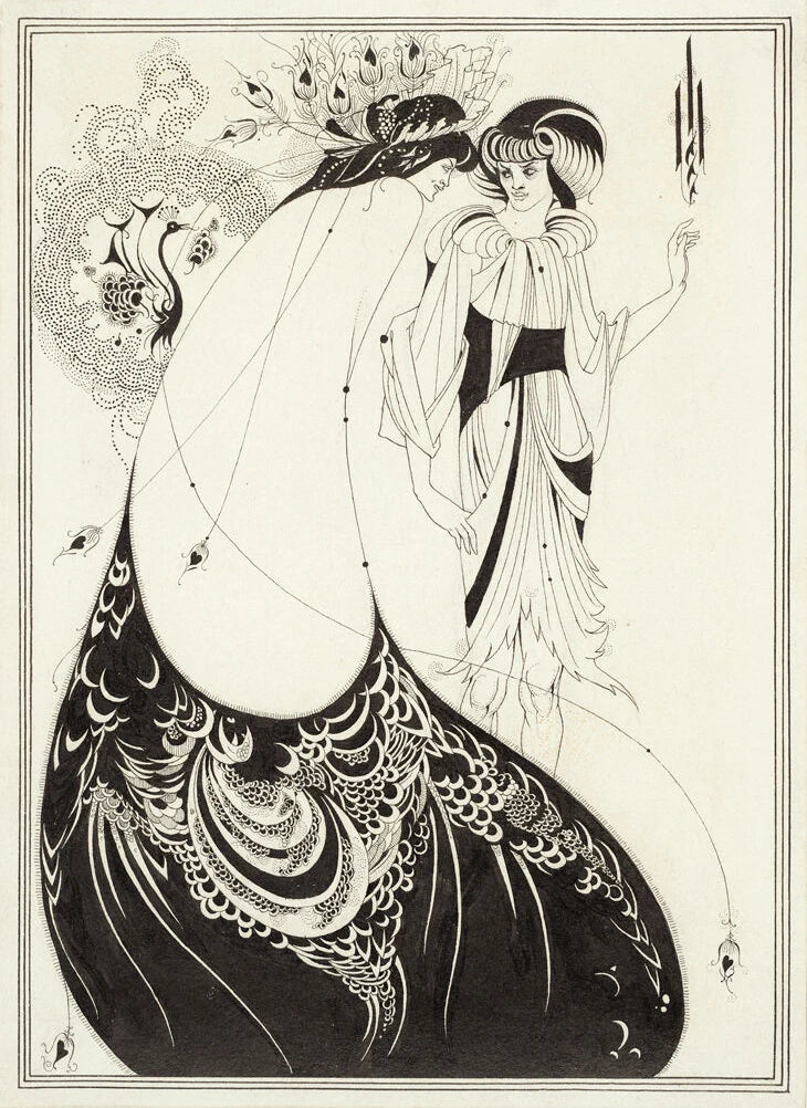 The Peacock Skirt - Aubrey Beardsley