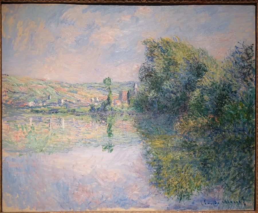 Seinen ved Vétheuil - Claude Monet