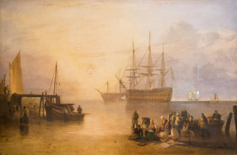 Solen som stiger gjennom damp. - J. M. W. Turner