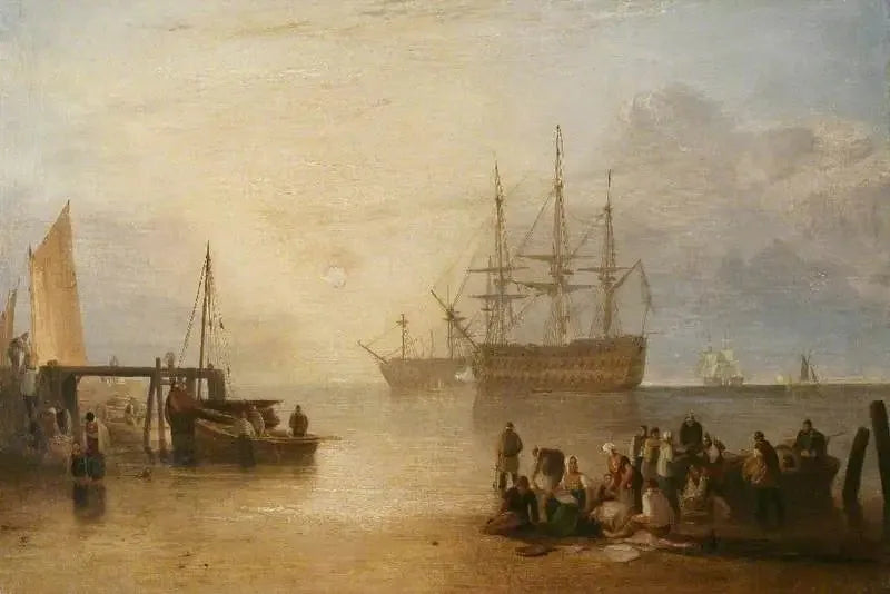 Solen som går ned gjennom damp - J. M. W. Turner