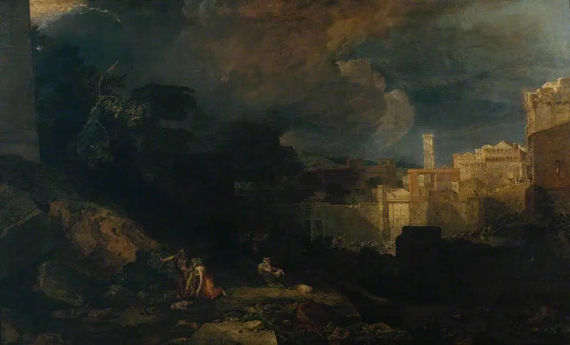 Den Tiende Plagen i Egypt - J. M. W. Turner