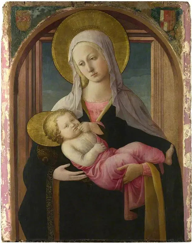 Jomfruen og Barnet - Fra Filippo Lippi