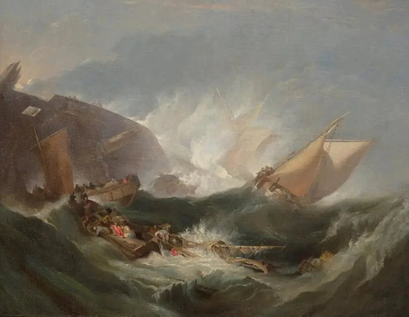 Forliset av et transportskip - J. M. W. Turner