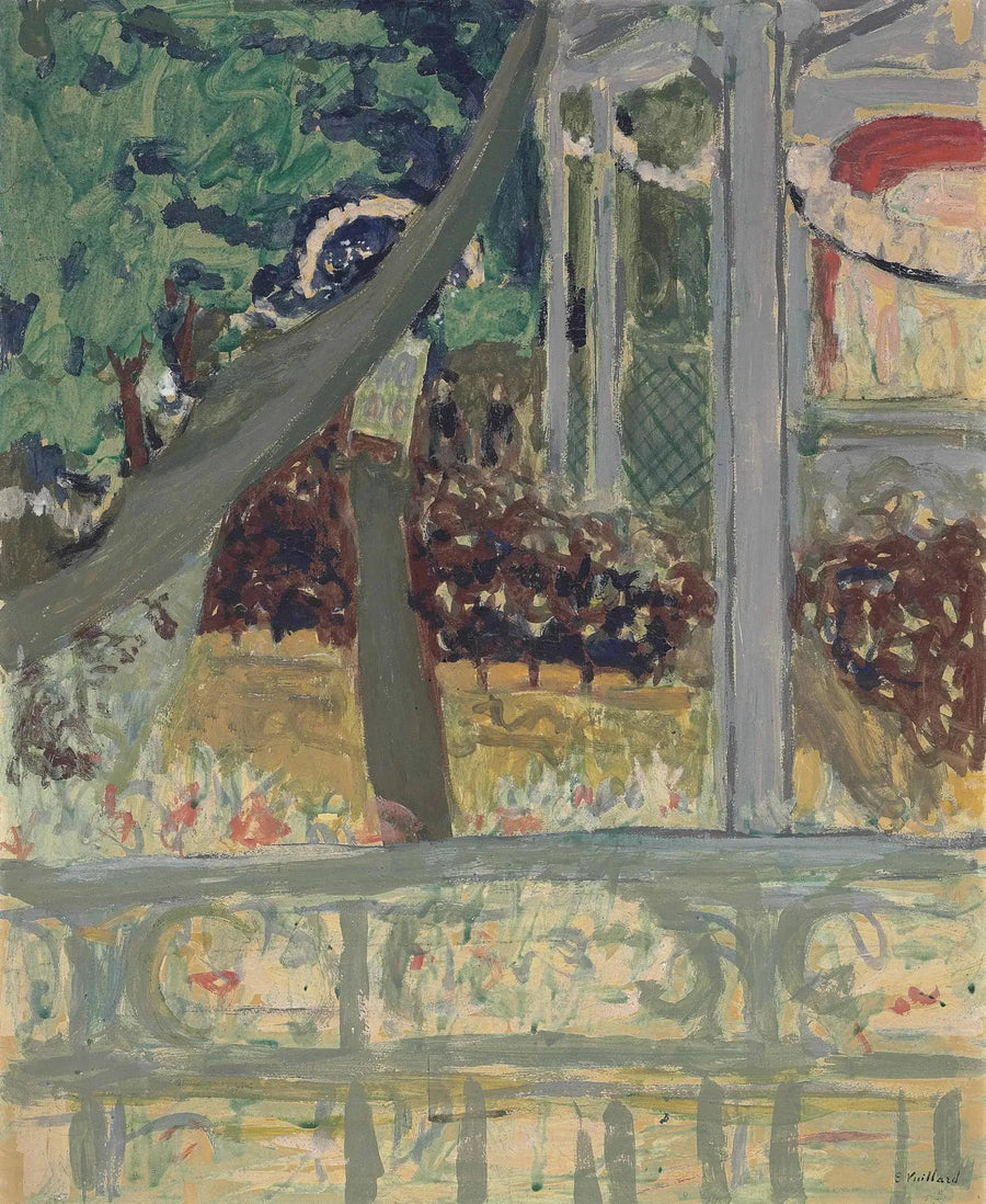 Utendørsteater (kiosken) - Édouard Vuillard