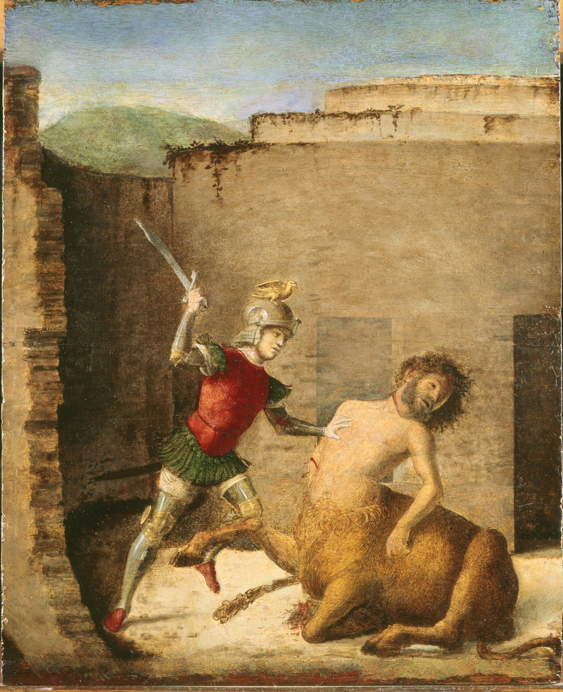 Theseus dreper Minotaurus - Cima da Conegliano