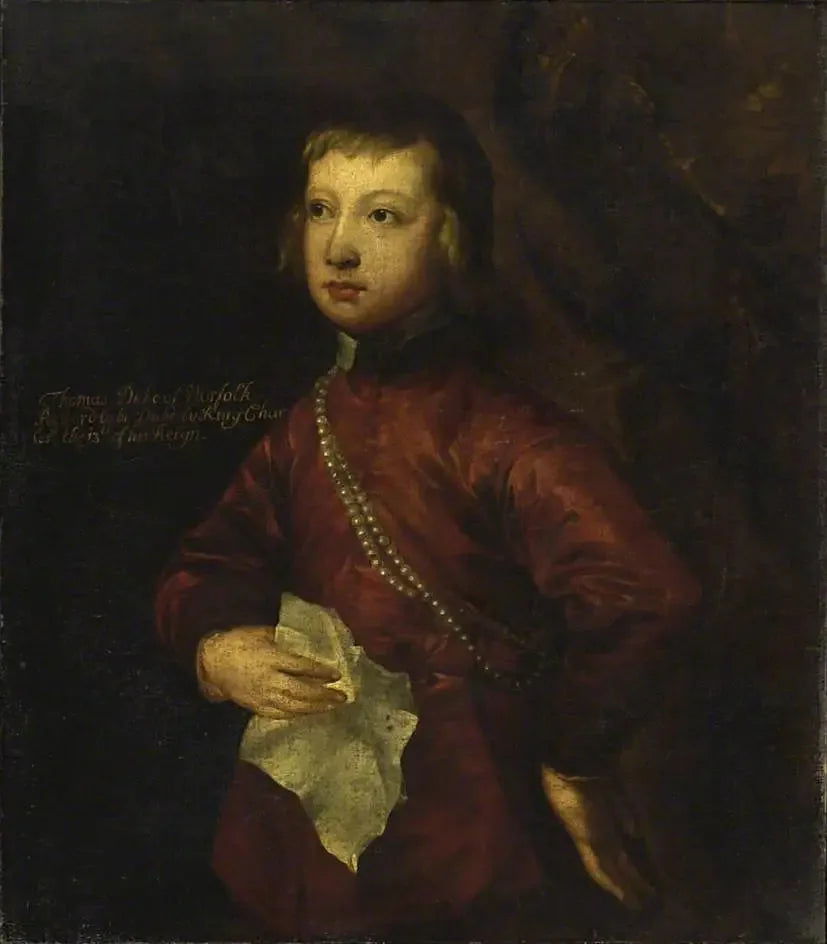 Thomas Howard, fremtidig 5. hertug av Norfolk, da han var barn - Antoine van Dyck

Source:
Thomas Howard, futur 5e duc de Norfolk, lorsqu'il était enfant - Antoine van Dyck