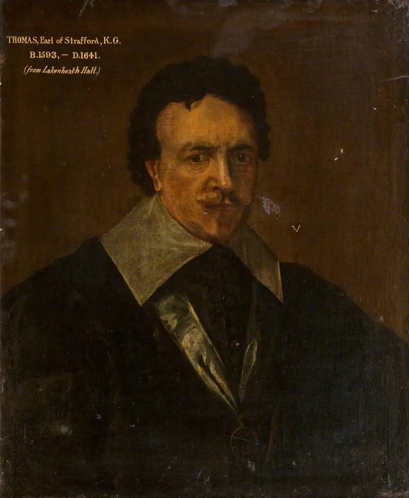 Thomas Wentworth (1593–1641), første greve av Strafford - Antoine van Dyck

Source:
Thomas Wentworth (1593–1641), 1er comte de Strafford - Antoine van Dyck