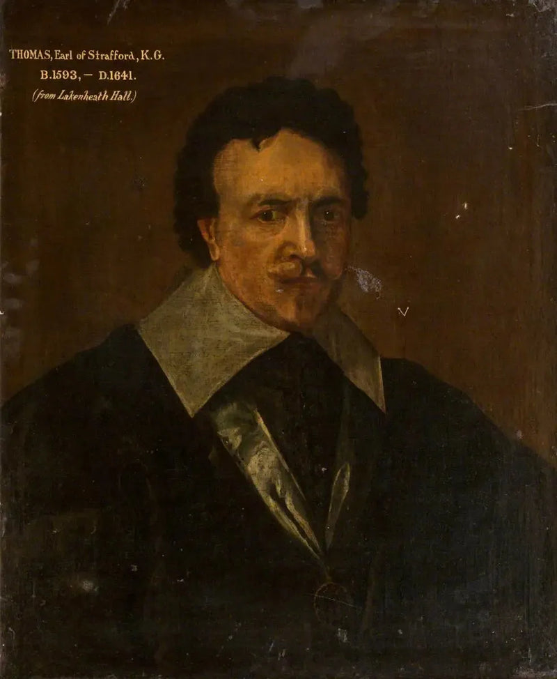 Thomas Wentworth (1593–1641), første greve av Strafford - Antoine van Dyck

Source:
Thomas Wentworth (1593–1641), 1er comte de Strafford - Antoine van Dyck