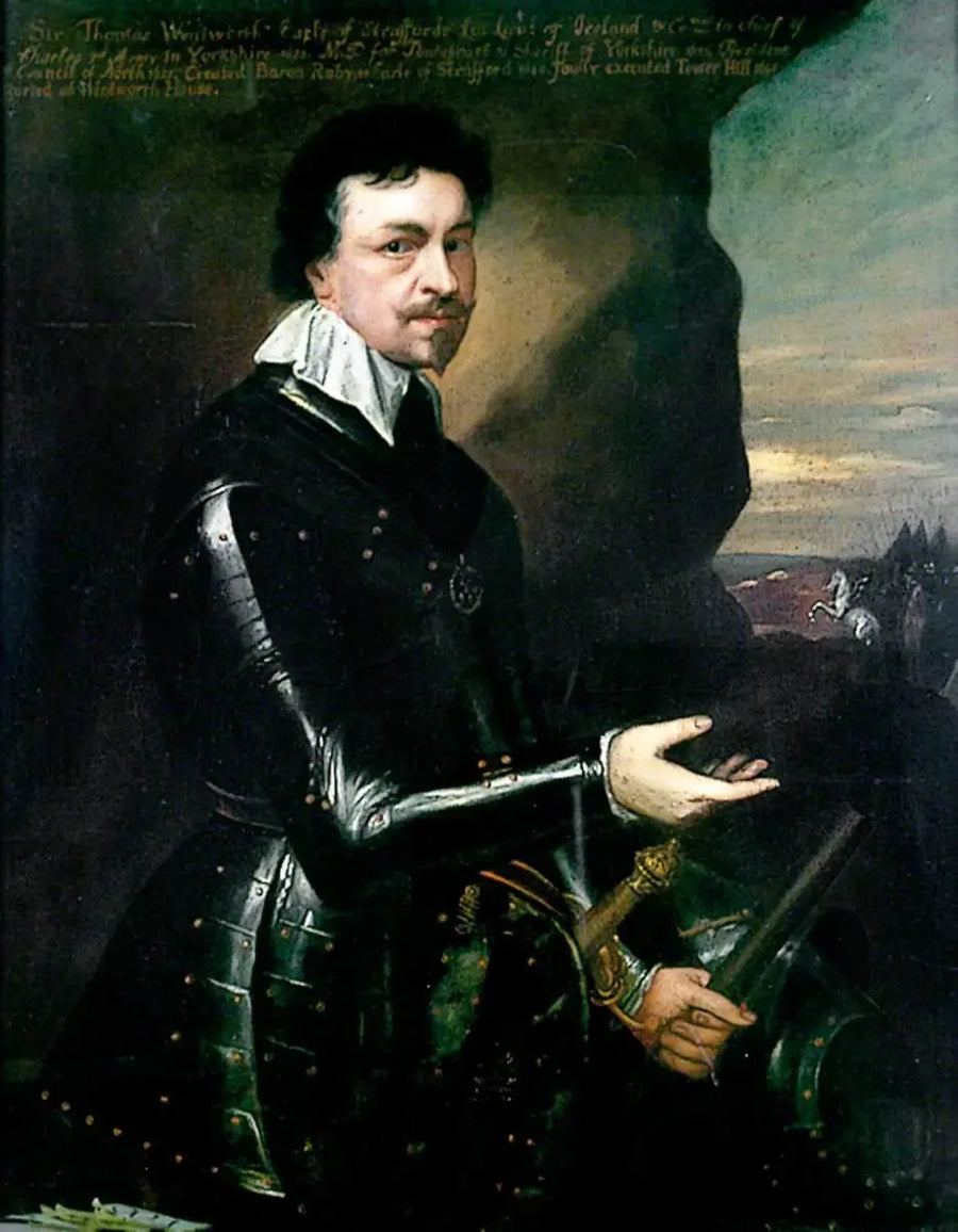 Thomas Wentworth (1593–1641), første greve av Strafford - Antoine van Dyck

Source:
Thomas Wentworth (1593–1641), premier comte de Strafford - Antoine van Dyck