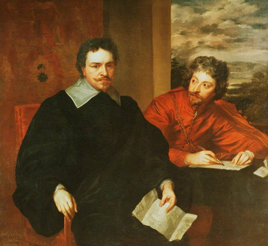Thomas Wentworth (1594–1641), greve av Strafford og hans sekretær Philip Mainwaring - Antoine van Dyck

Source:
Thomas Wentworth (1594–1641), comte de Strafford et son secrétaire Philip Mainwaring - Antoine van Dyck