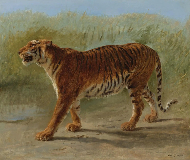 Kongelig tiger i jungelen - Rosa Bonheur