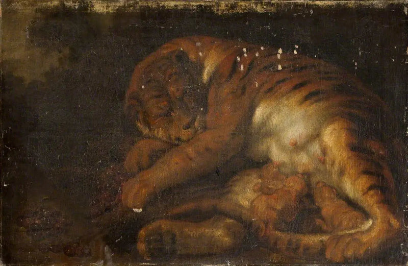 Tigress og hennes små - Peter Paul Rubens