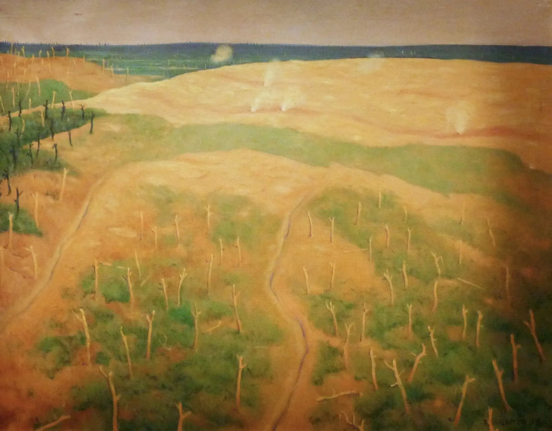 Tirer sur ferwire i regionen Bolente - Félix Vallotton

Source:
Tir sur fils de fer allemands, région de Bolente - Félix Vallotton
