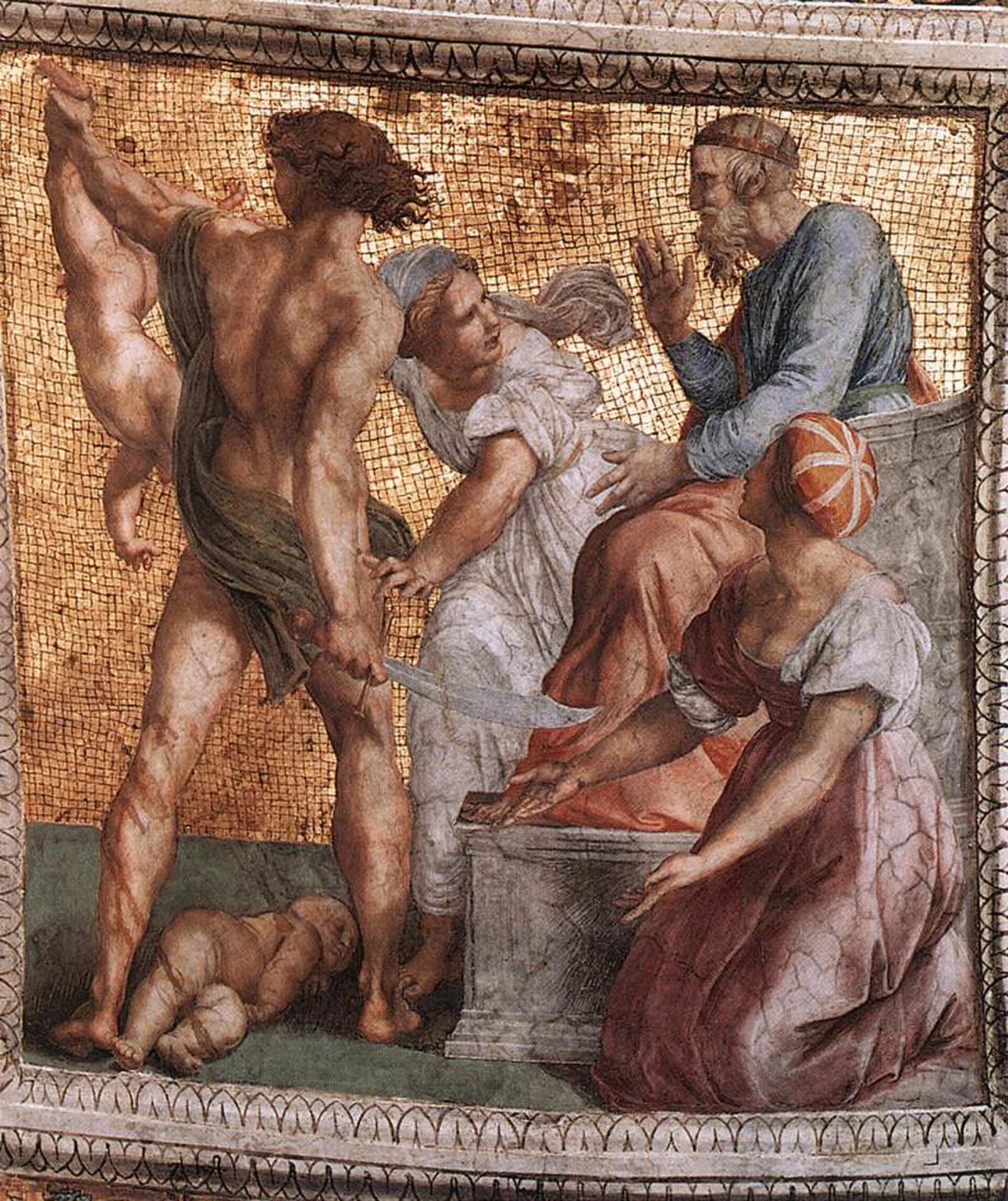 Le jugement de Salomon - Raphaël Sanzio - Réproduction huile sur toile