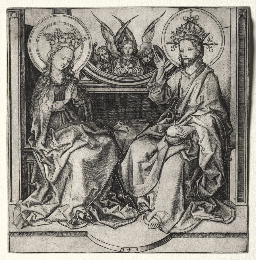 Gud Faderen og Jomfru Maria - Raphael Sanzio