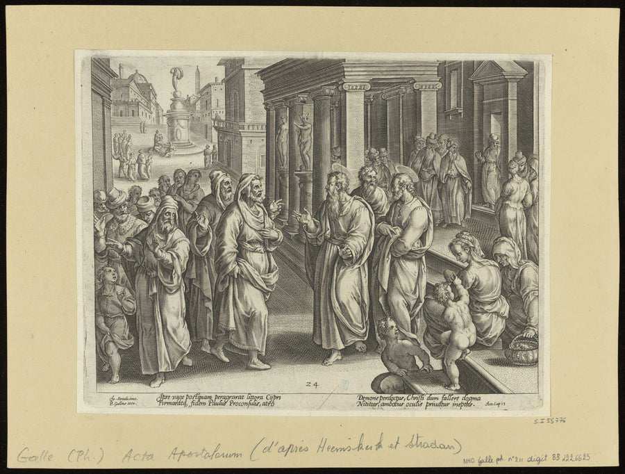 Elymas' blindhet - Raphael Sanzio