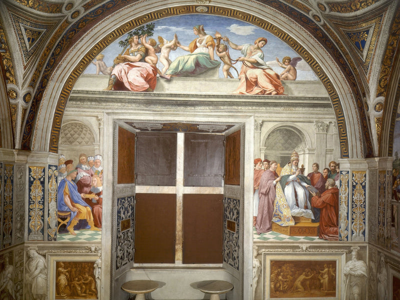 Les Vertus cardinales et théologales - Raphaël Sanzio