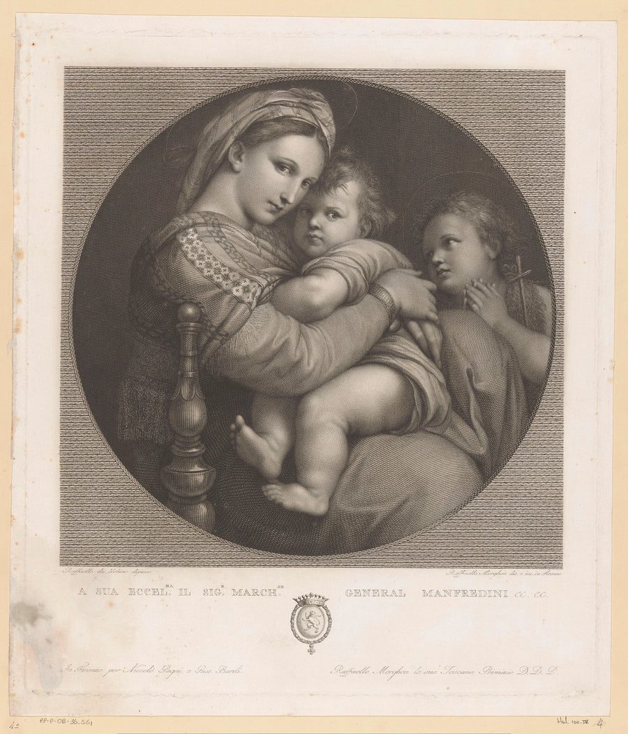 Jomfru med Barnet (Madonna della Seggiola) - Raphael Sanzio