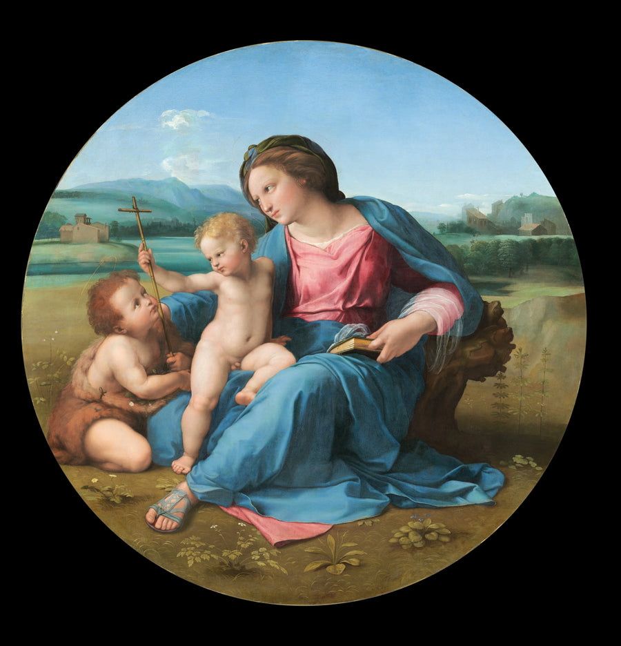 Jomfruen med barnet - Raphael Sanzio