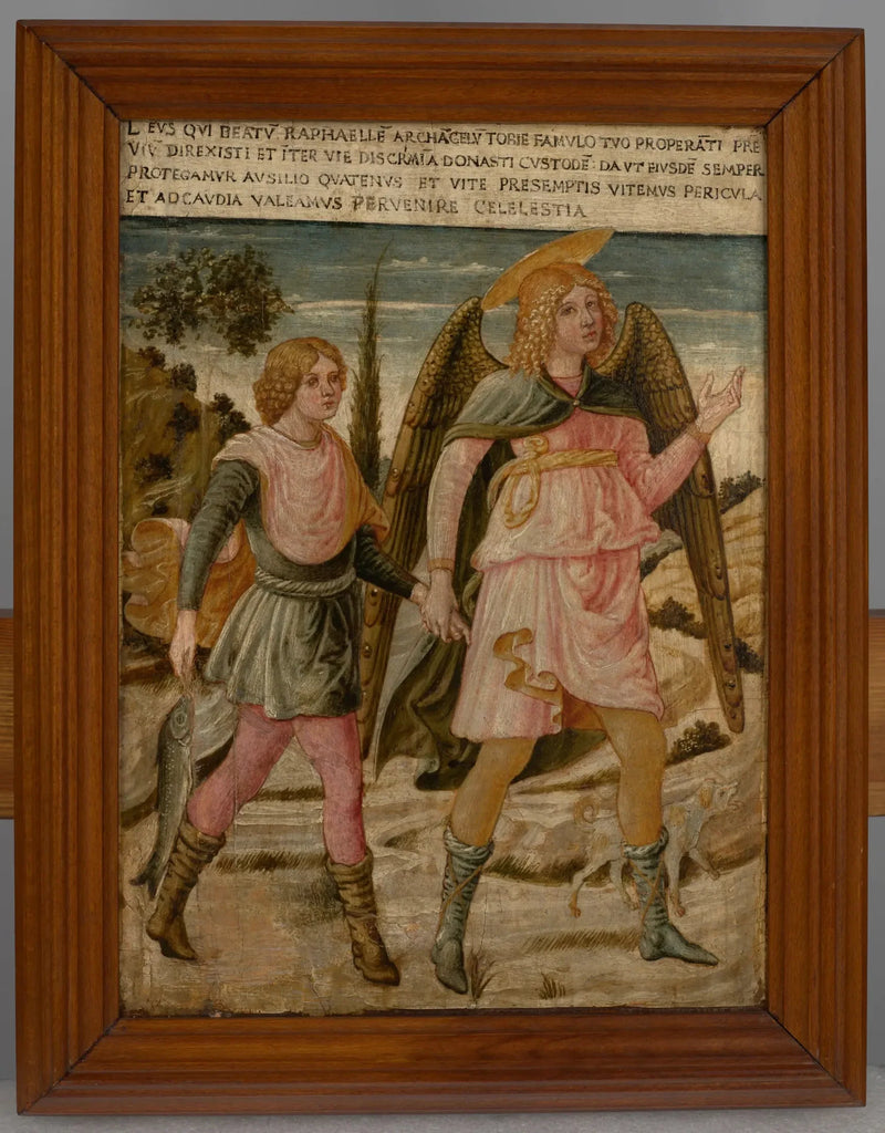 Tobias med ærkeengelen Raphael - Benozzo Gozzoli