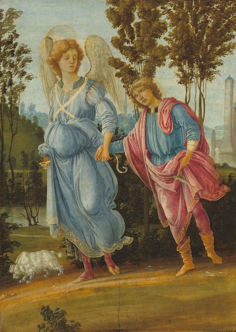 Tobie og Engelen - Filippino Lippi