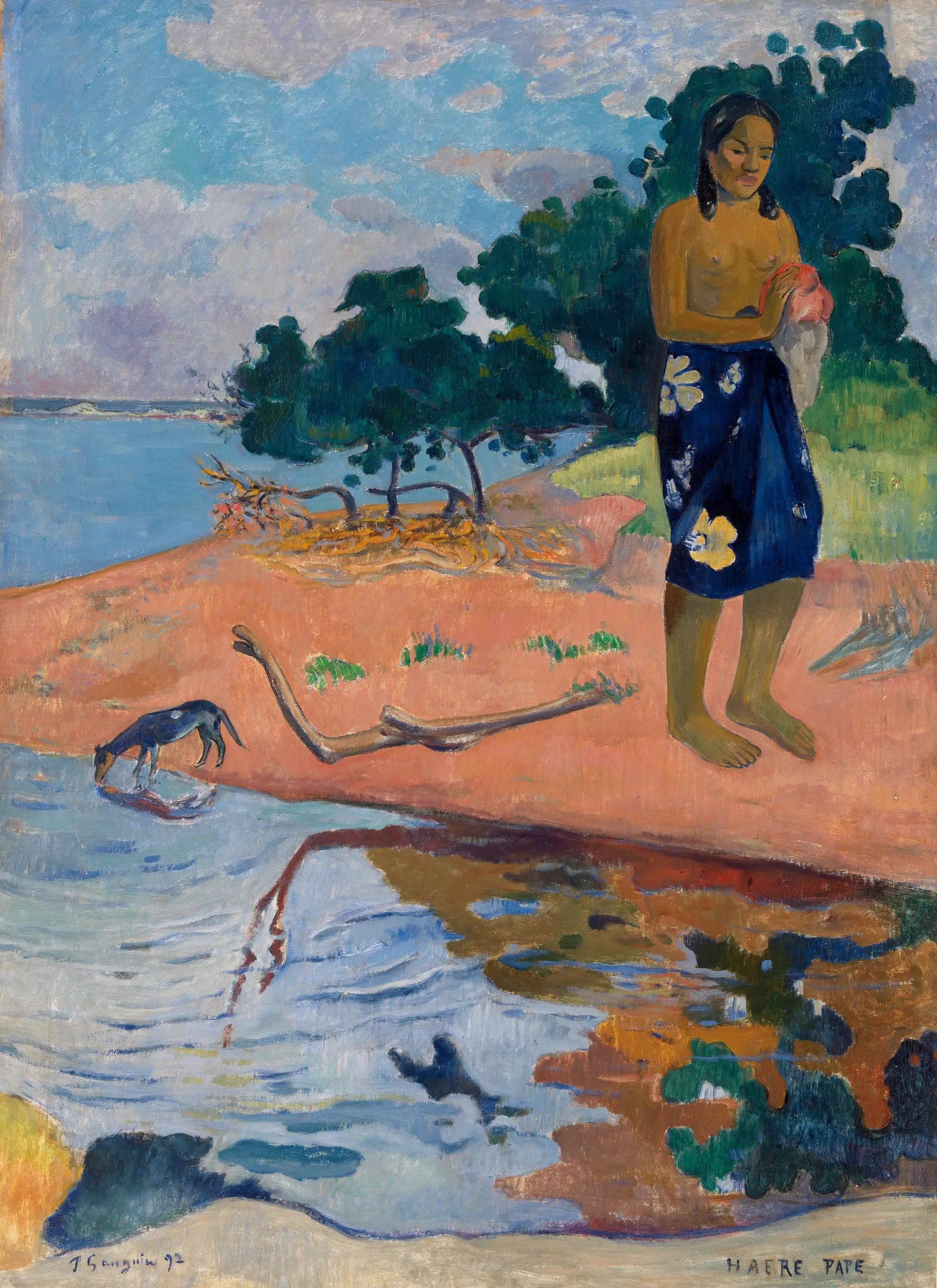 Reproduction du tableau « Toilette matinale - Paul Gauguin » par Alpha Reproduction en peinture à l’huile