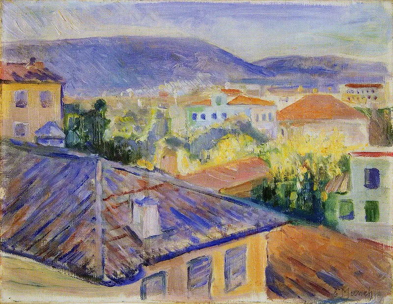 Takene i Nice - Edvard Munch