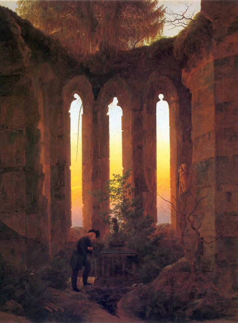 Hutten-graven - Caspar David Friedrich