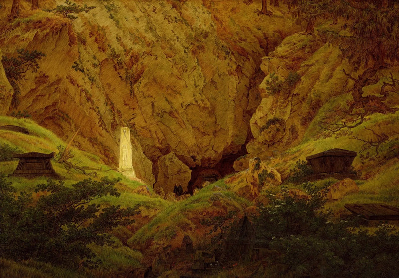 Graver av krigerne for frihet - Caspar David Friedrich