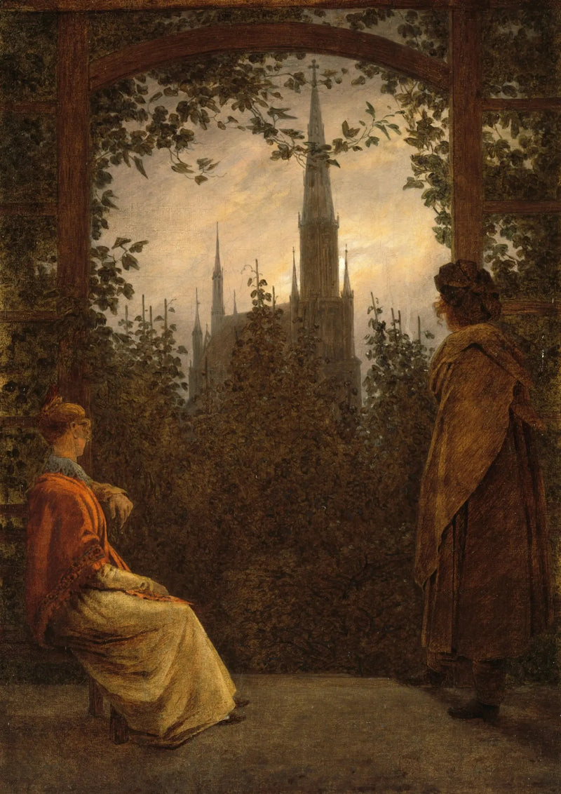 Tonnelle i Greifzwald - Caspar David Friedrich