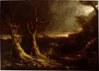 Tornado i en amerikansk skog - Thomas Cole

Source:
Tornade dans une forêt américaine - Thomas Cole